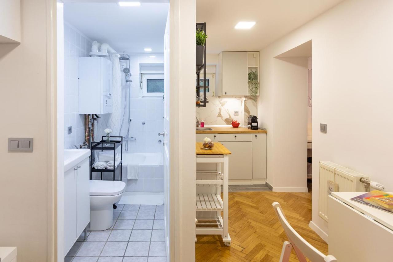 Modern Studio Near British Square Apartment Загреб Екстериор снимка
